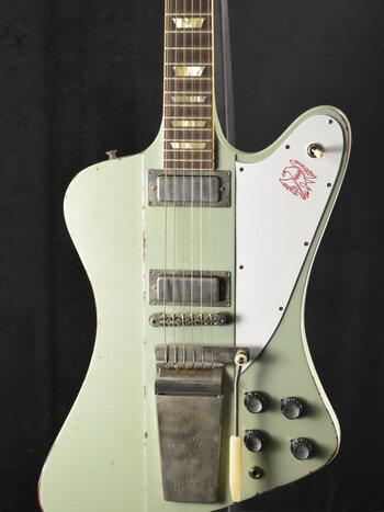 Gibson Gibson Murphy Lab 1963 Firebird V With Maestro Vibrola Antique Frost Blue Heavy Aged