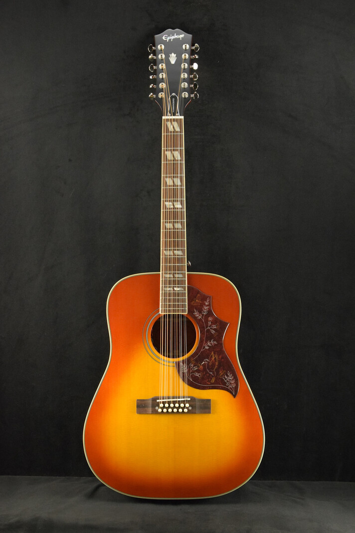 Epiphone hummingbird masterbilt 美品 Epiphone Masterbilt Hummingbird 12-String Aged Cherry