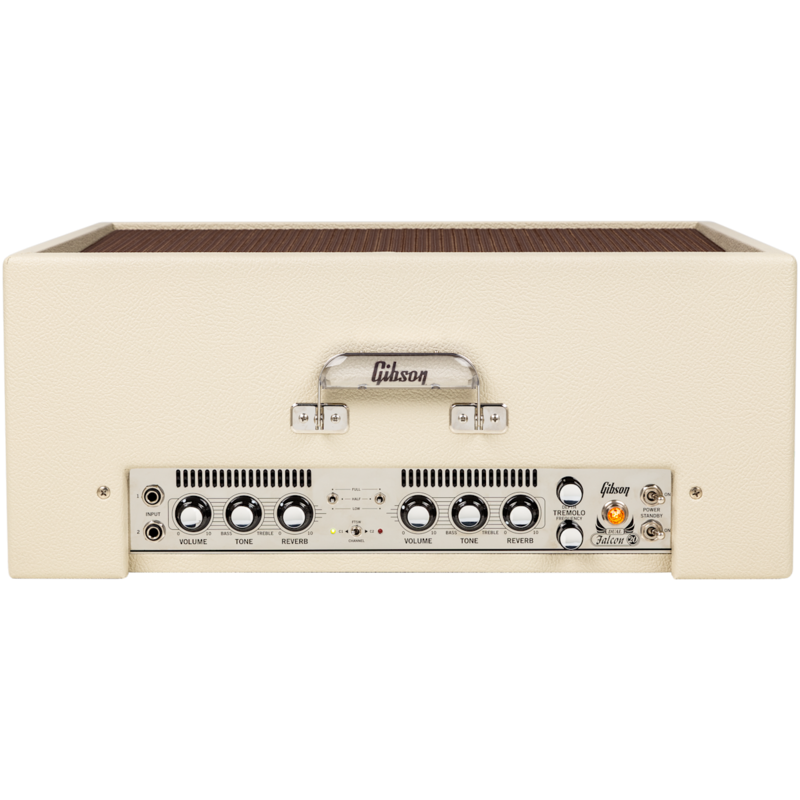 Gibson Gibson Dual Falcon 20 2x10 Combo Amplifier Cream Bronco Vinyl with Oxblood Grille
