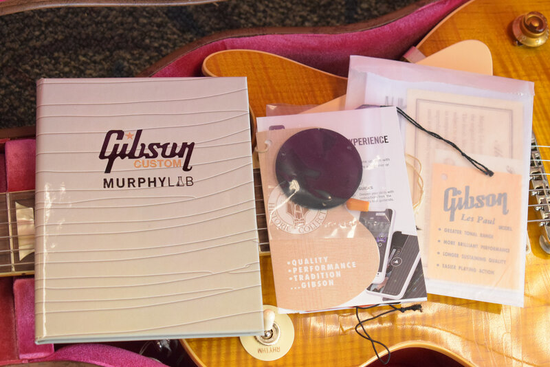 Gibson Gibson Murphy Lab 1959 Les Paul Standard Lemon Burst Ultra Light Aged Fuller's Exclusive