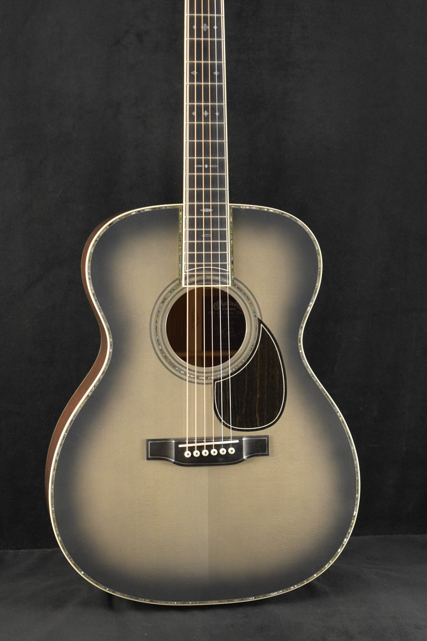 Martin Martin OM-45 John Mayer 20th Anniversary Platinum Gray Burst