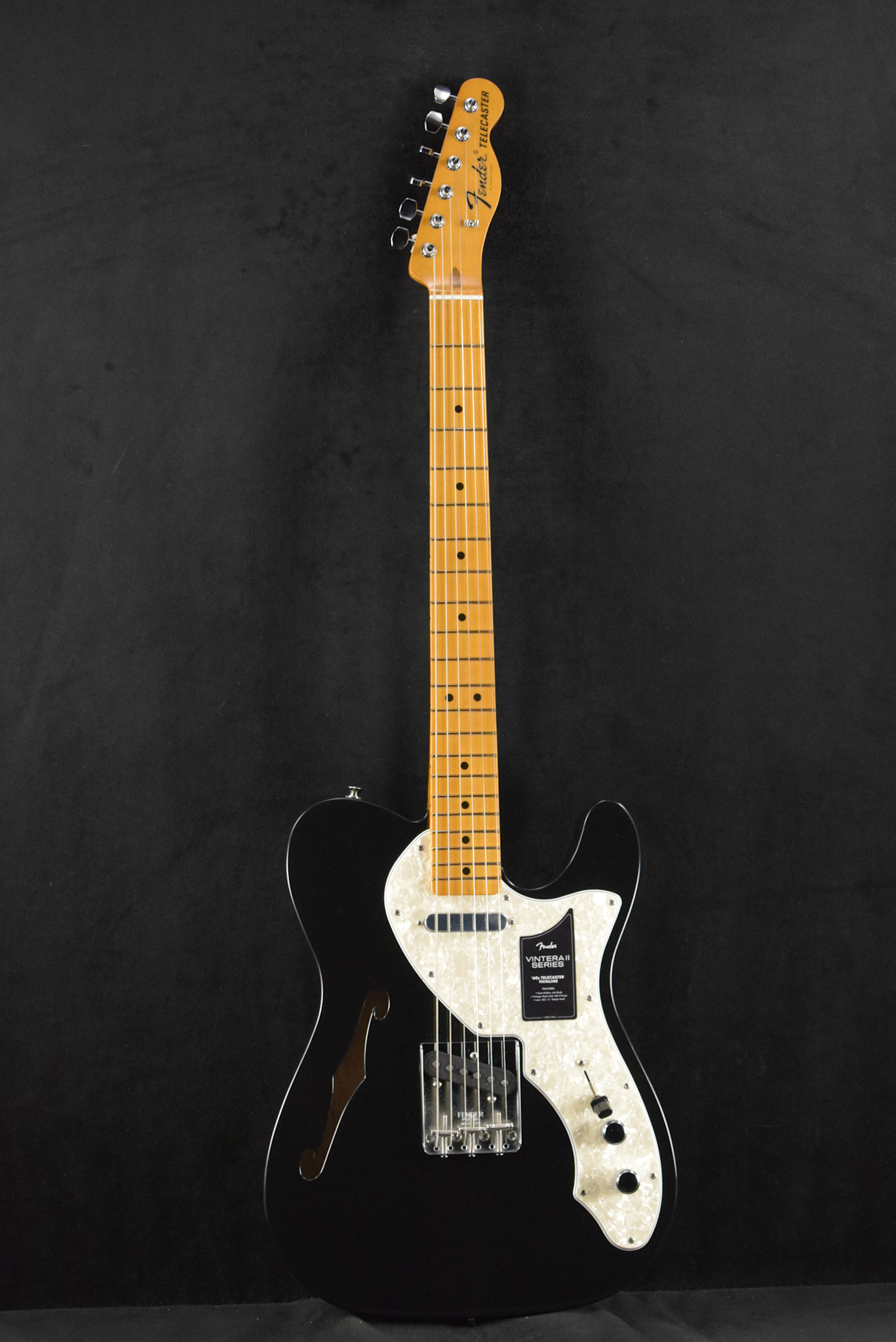 Fender Fender Vintera II '60s Telecaster Thinline Black Maple Fingerboard