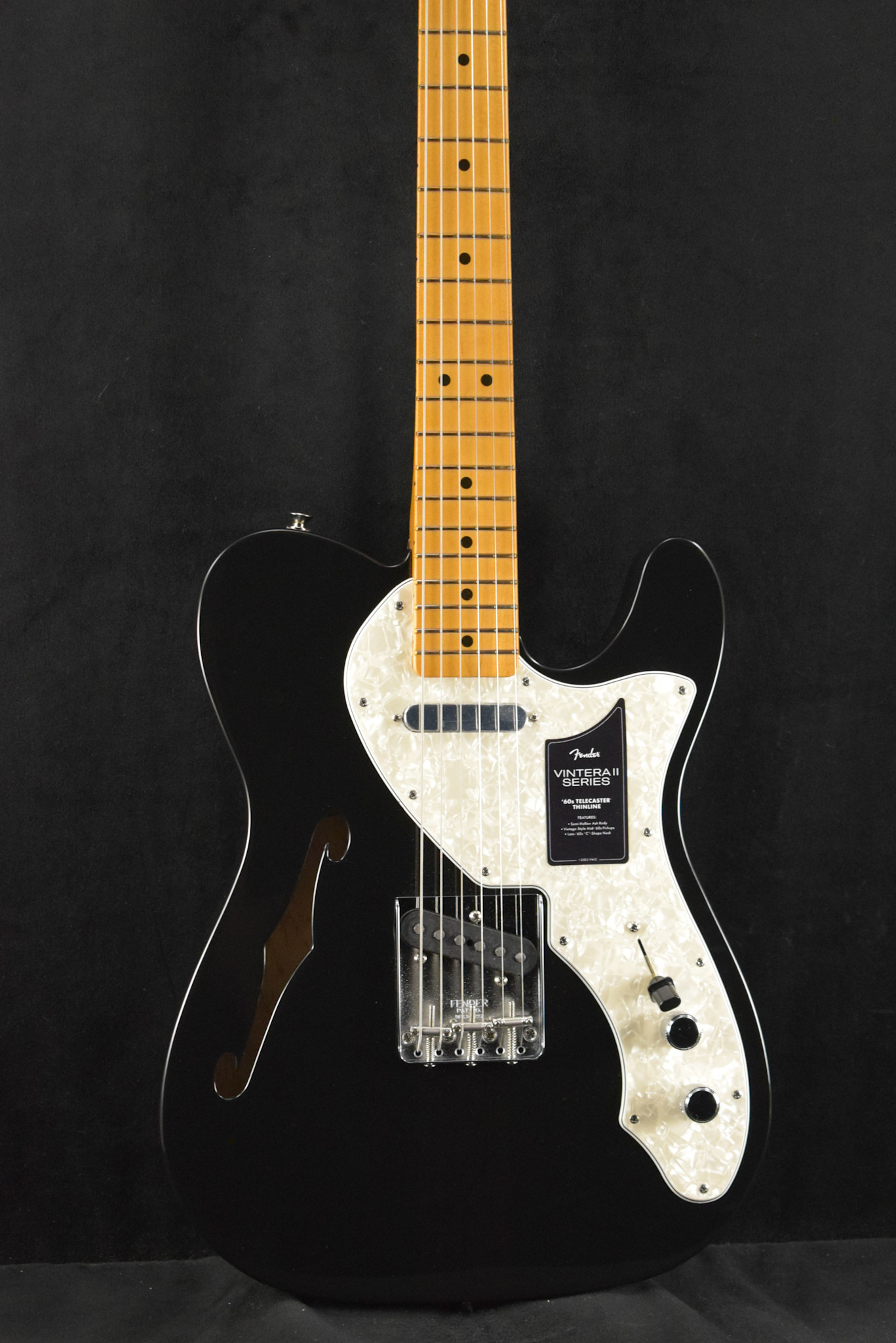 Fender Fender Vintera II '60s Telecaster Thinline Black Maple Fingerboard