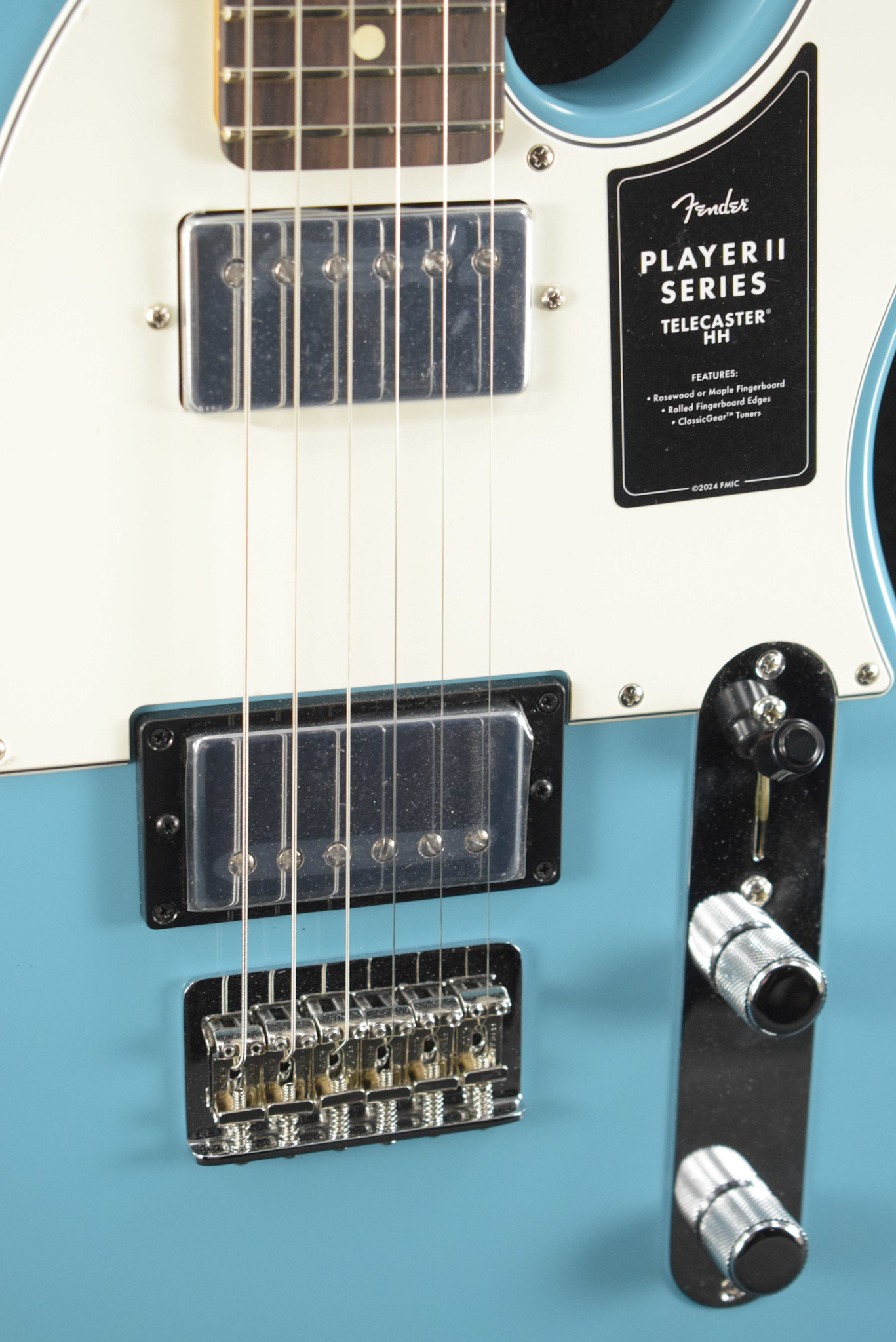 Fender Fender Player II Telecaster HH Aquatone Blue Rosewood Fingerboard