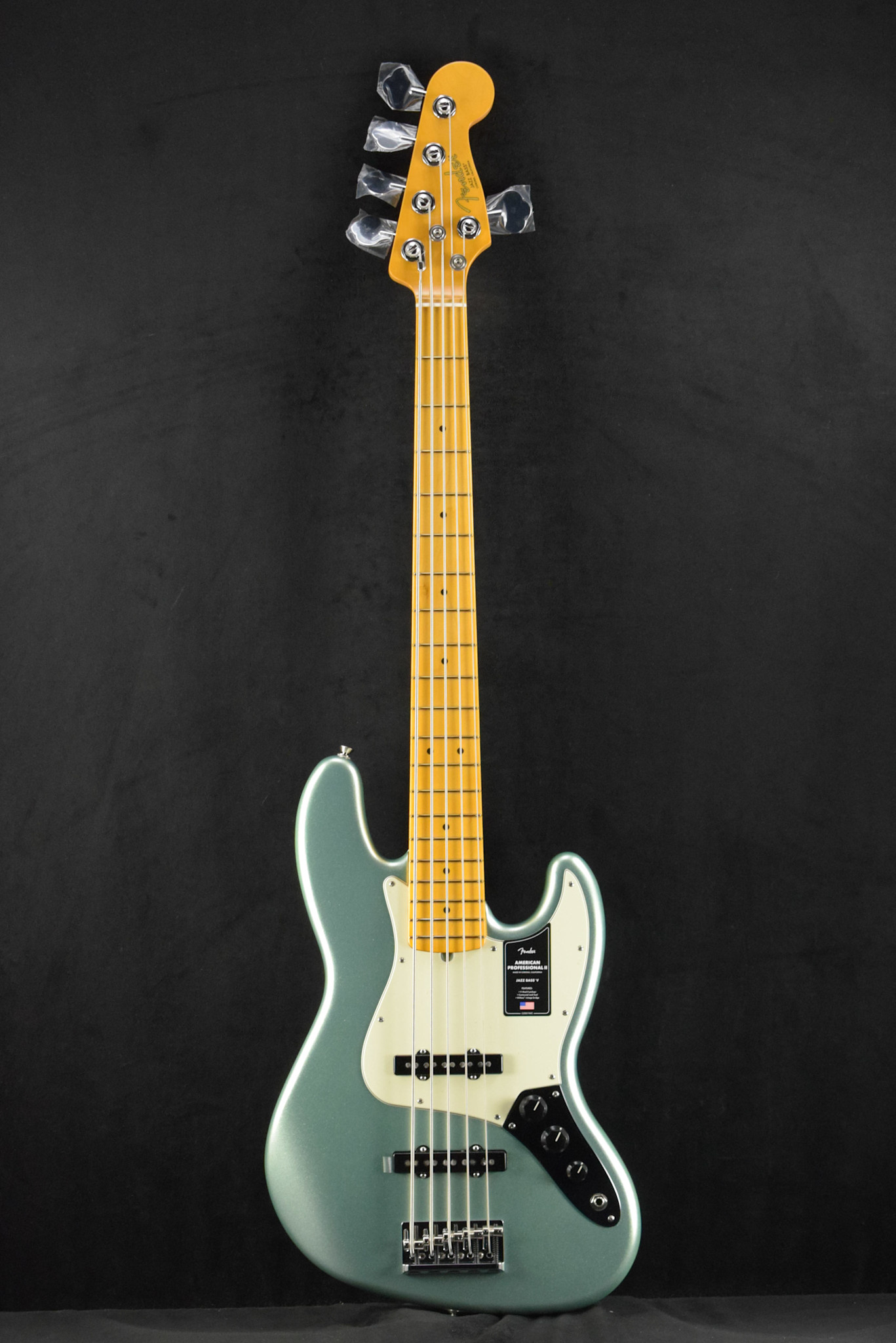 Fender Fender American Professional II Jazz Bass V Mystic Surf Green Maple Fingerboard