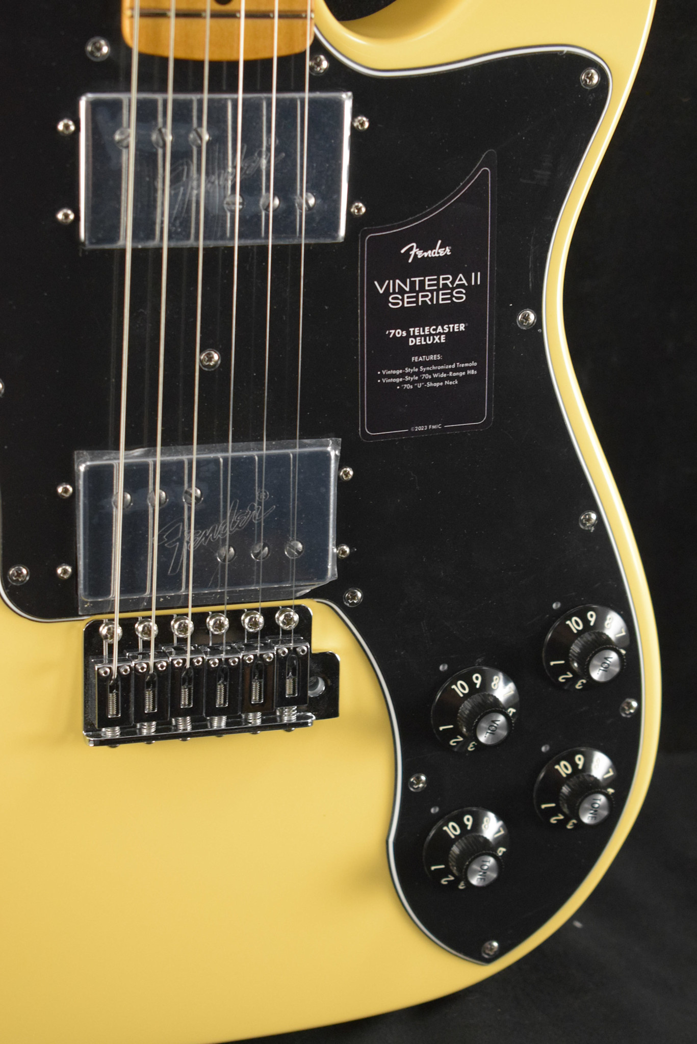 Fender Fender Vintera II '70s Telecaster Deluxe with Tremolo Vintage White Maple Fingerboard