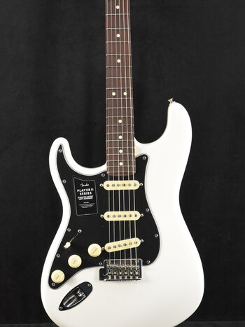Fender Fender Player II Stratocaster Left-Hand Polar White Rosewood Fingerboard