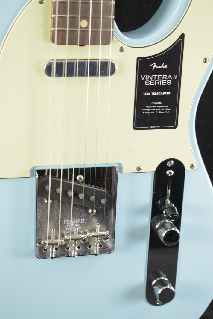Fender Vintera II '60s Telecaster Sonic Blue Rosewood