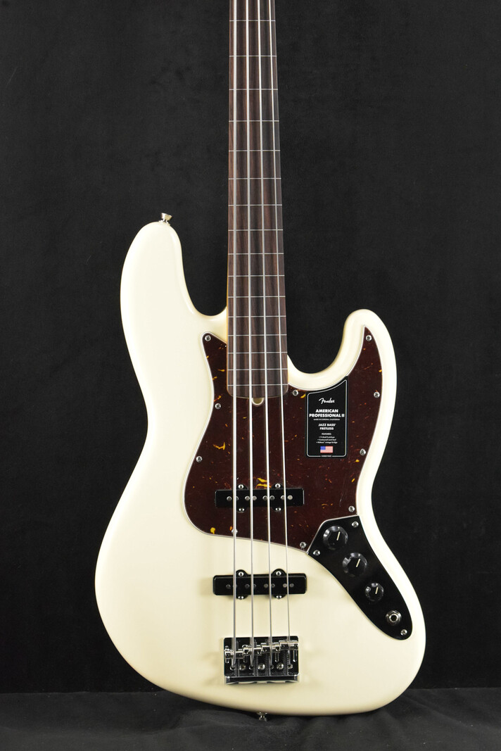 Fender American Professional II Jazz Bass Fretless Olympic