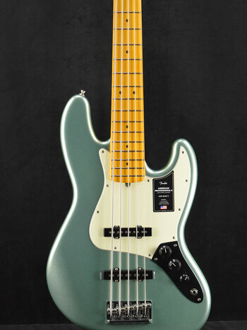 Fender Fender American Professional II Jazz Bass V Mystic Surf Green Maple Fingerboard