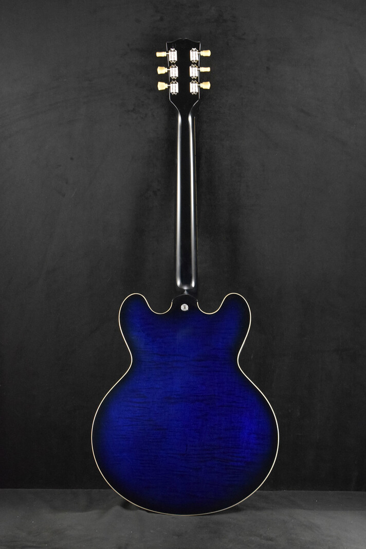 ギター Fullerton es335.. Gibson ES-335 Figured Deep Ocean Burst - Fuller's Guitar