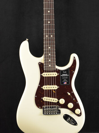 Fender Fender American Professional II Stratocaster Olympic White Rosewood Fingerboard