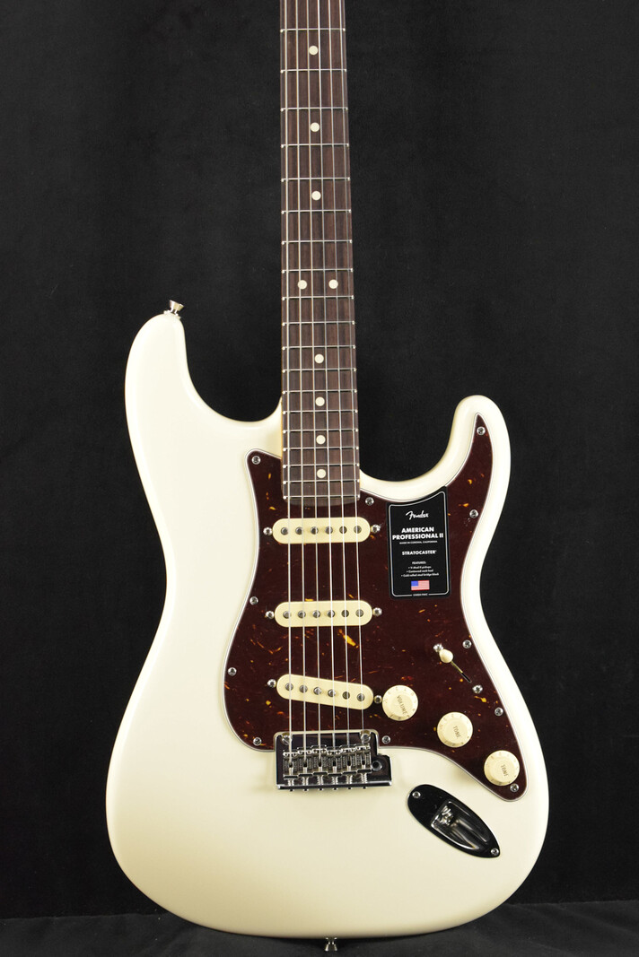 Fender Fender American Professional II Stratocaster Olympic White Rosewood Fingerboard