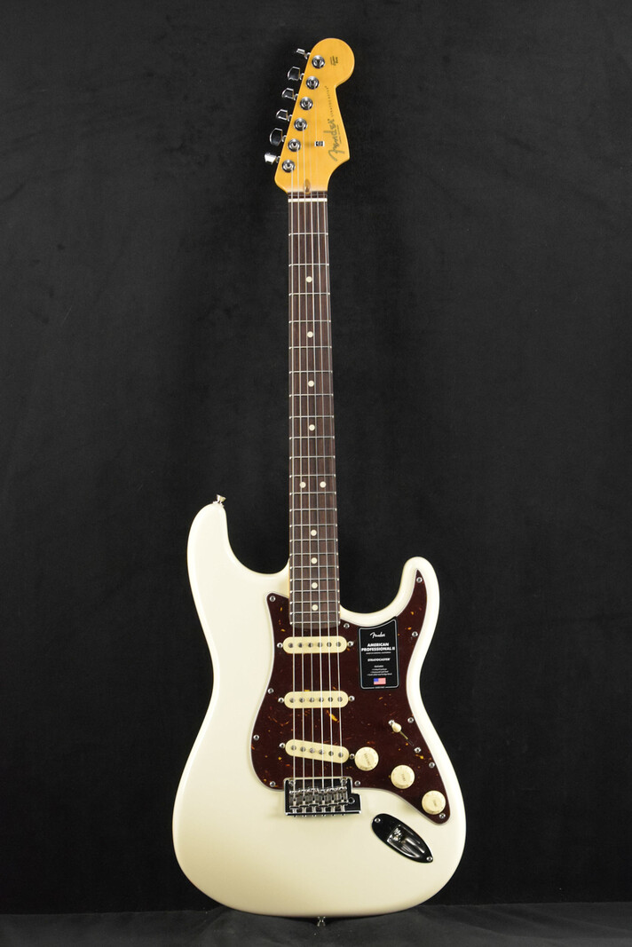 Fender Fender American Professional II Stratocaster Olympic White Rosewood Fingerboard