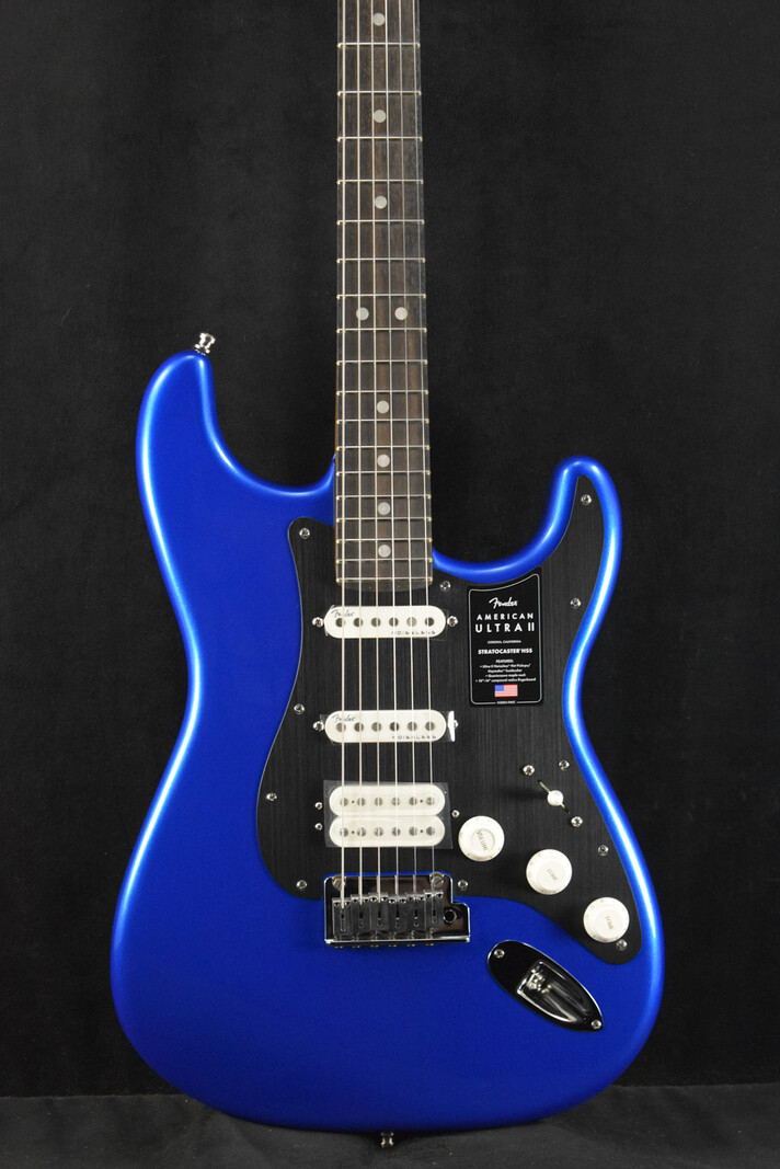 Fender Fender American Ultra II Stratocaster HSS Noble Blue Ebony Fingerboard