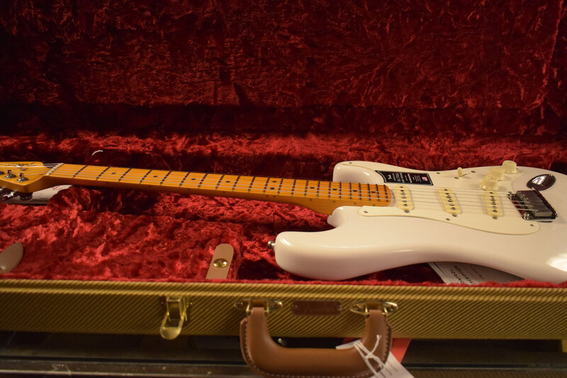 Fender Fender American Ultra Luxe Vintage '50s Stratocaster White Blonde Maple Fingerboard