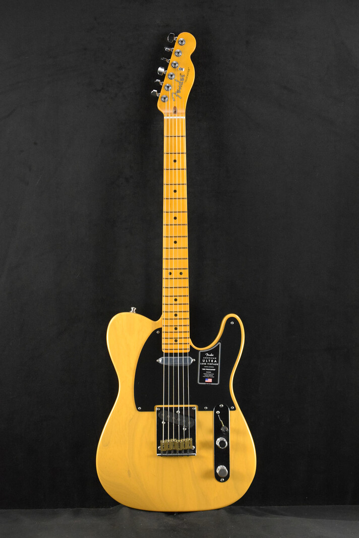Fender Fender American Ultra Luxe Vintage '50s Telecaster Butterscotch Blonde Maple Fingerboard