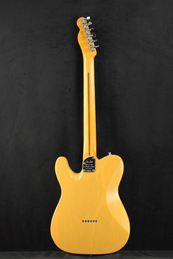 Fender Fender American Ultra Luxe Vintage '50s Telecaster Butterscotch Blonde Maple Fingerboard