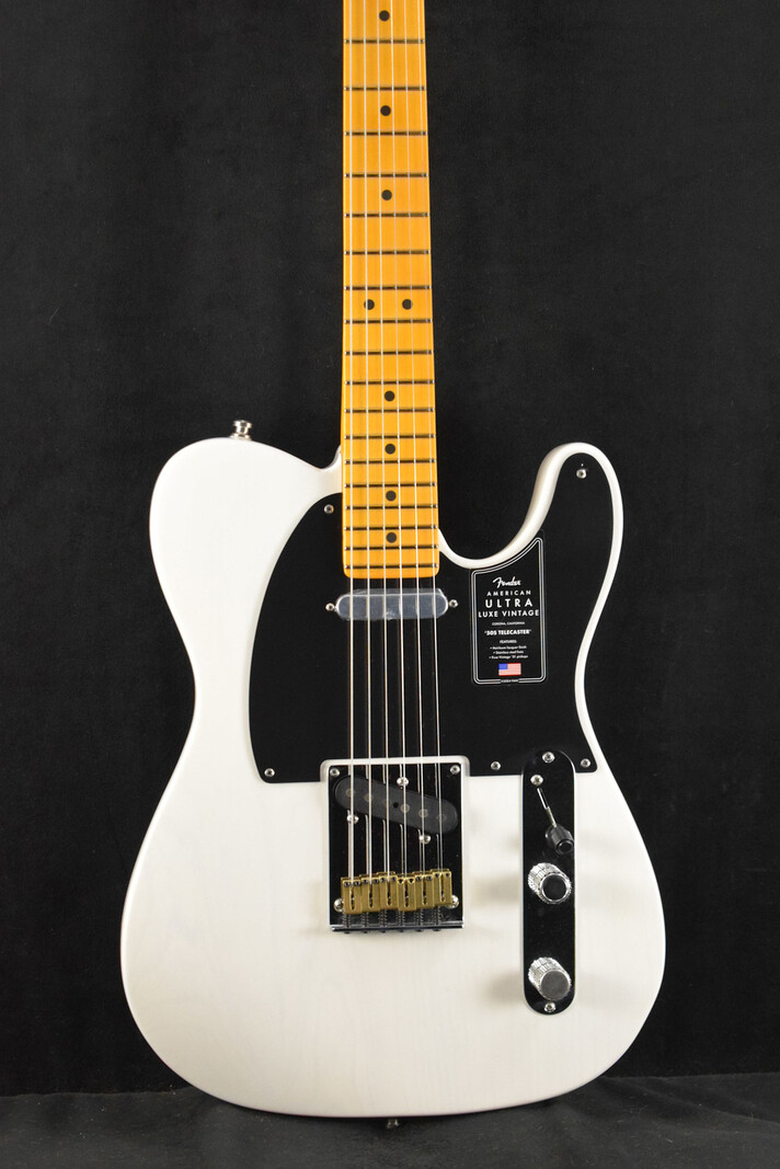 Fender Fender American Ultra Luxe Vintage '50s Telecaster White Blonde Maple Fingerboard