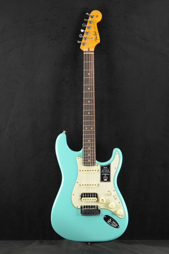 Fender Fender American Ultra Luxe Vintage '60s Stratocaster HSS Sea Foam Green Rosewood Fingerboard