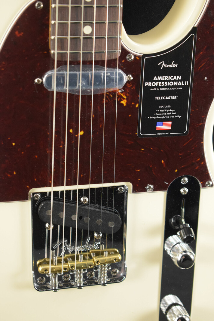 Fender Fender American Professional II Telecaster Olympic White Rosewood Fingerboard