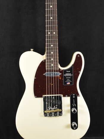 Fender Fender American Professional II Telecaster Olympic White Rosewood Fingerboard