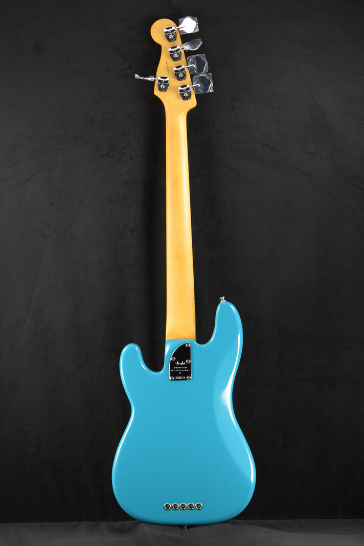 Fender Fender American Professional II Precision Bass V Miami Blue Maple Fingerboard