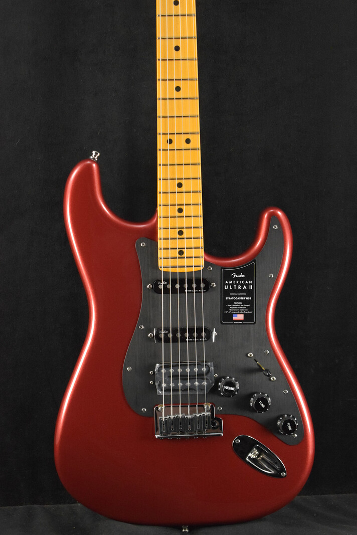 Fender Fender American Ultra II Stratocaster HSS Sinister Red Maple Fingerboard