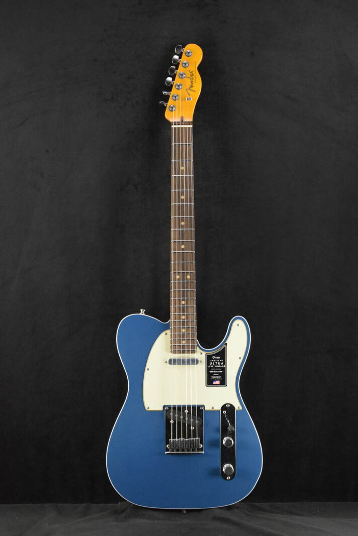 Fender Fender American Ultra Luxe Vintage '60s Custom Telecaster Lake Placid Blue Rosewood Fingerboard