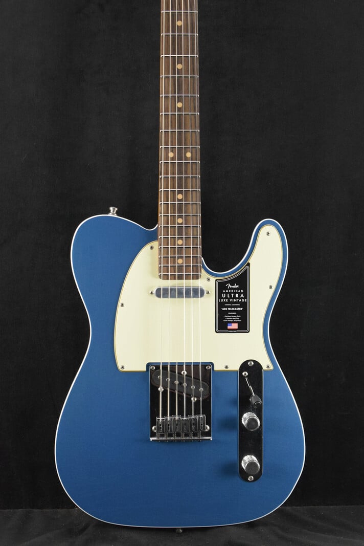 Fender Fender American Ultra Luxe Vintage '60s Custom Telecaster Lake Placid Blue Rosewood Fingerboard