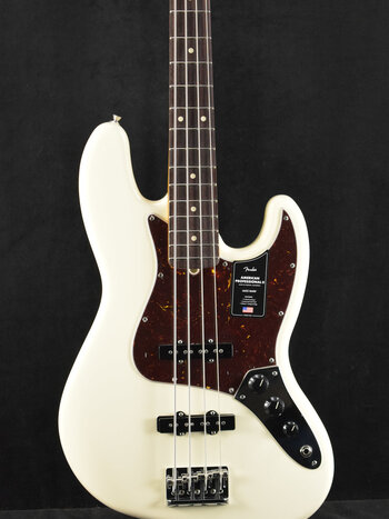 Fender Fender American Professional II Jazz Bass Olympic White Rosewood Fingerboard