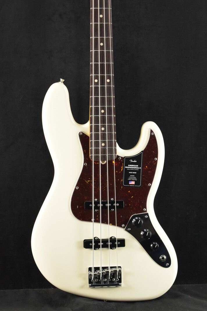 Fender Fender American Professional II Jazz Bass Olympic White Rosewood Fingerboard