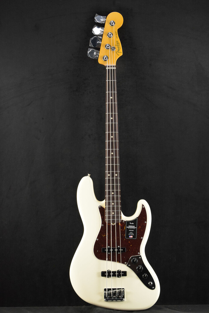 Fender Fender American Professional II Jazz Bass Olympic White Rosewood Fingerboard
