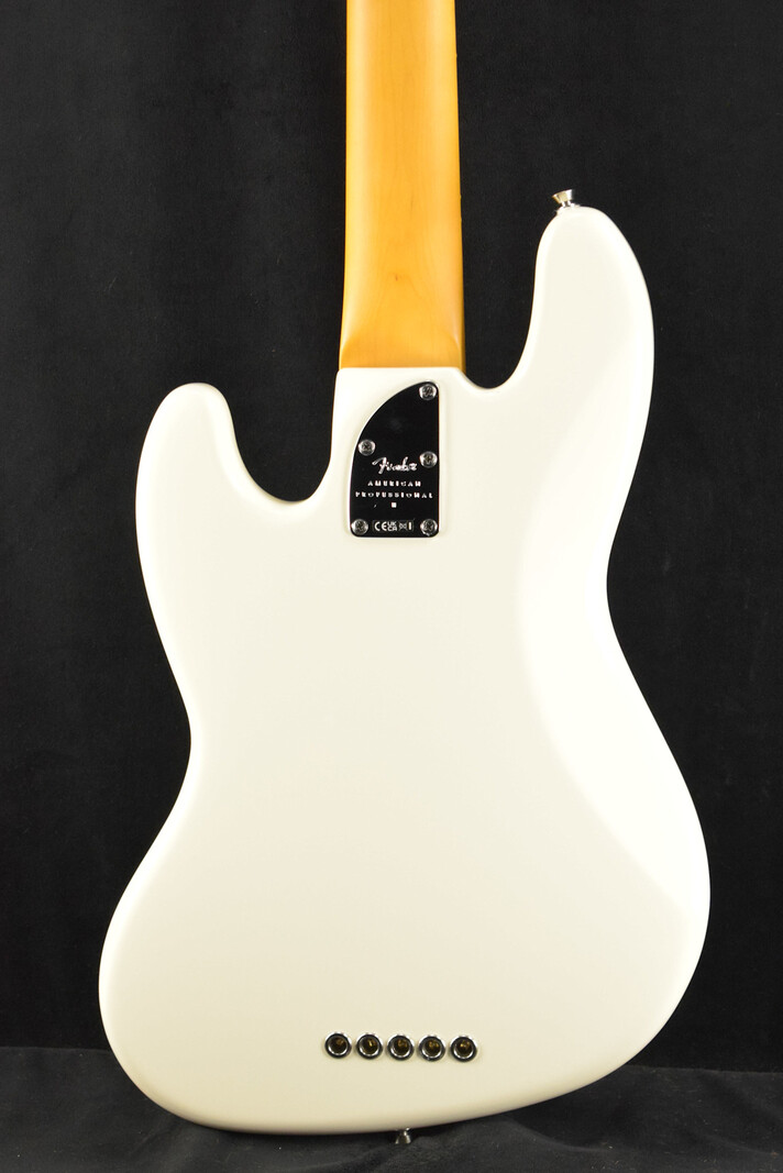Fender Fender American Professional II Jazz Bass V Olympic White Rosewood Fingerboard
