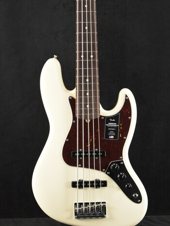 Fender Fender American Professional II Jazz Bass V Olympic White Rosewood Fingerboard