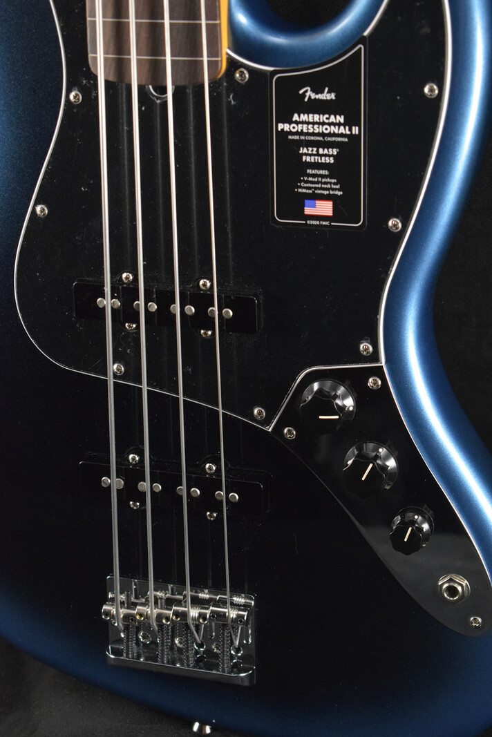 Fender Fender American Professional II Jazz Bass Fretless Dark Night Rosewood Fingerboard