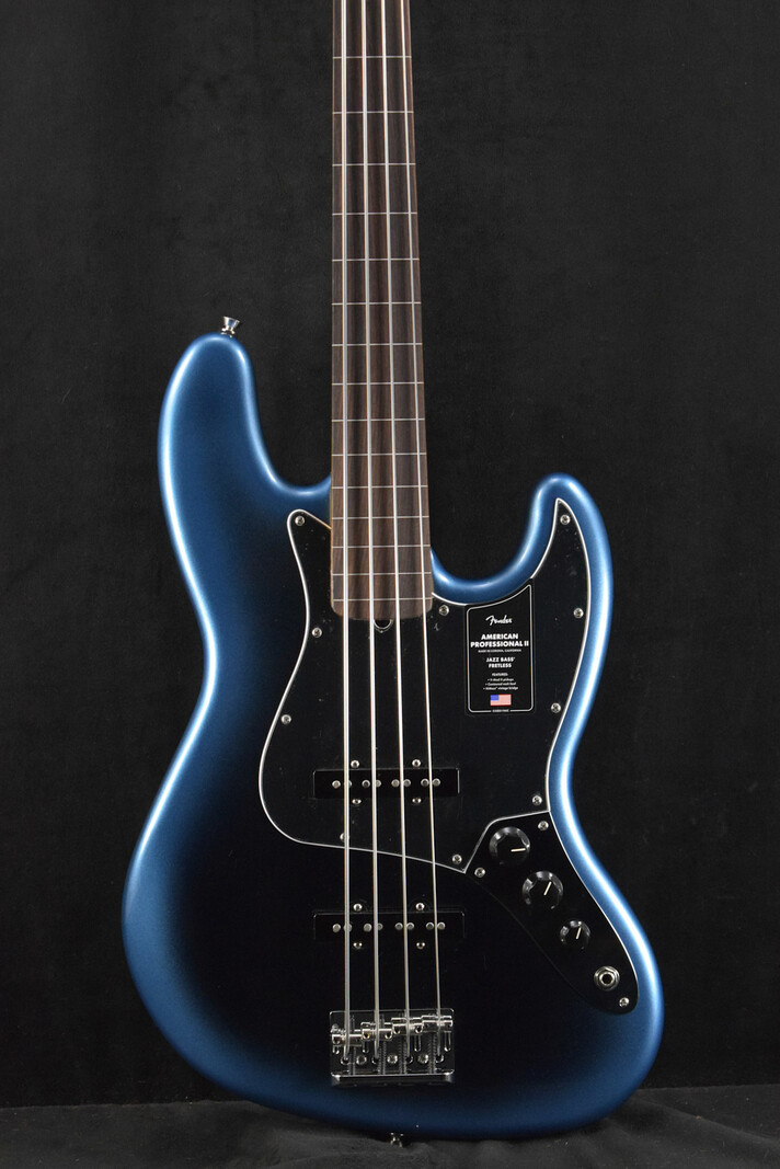 Fender Fender American Professional II Jazz Bass Fretless Dark Night Rosewood Fingerboard