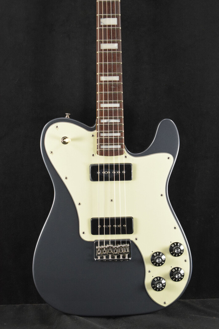 Fender Fender Chris Shiflett Cleaver Telecaster Deluxe Charcoal Frost Metallic Rosewood Fingerboard