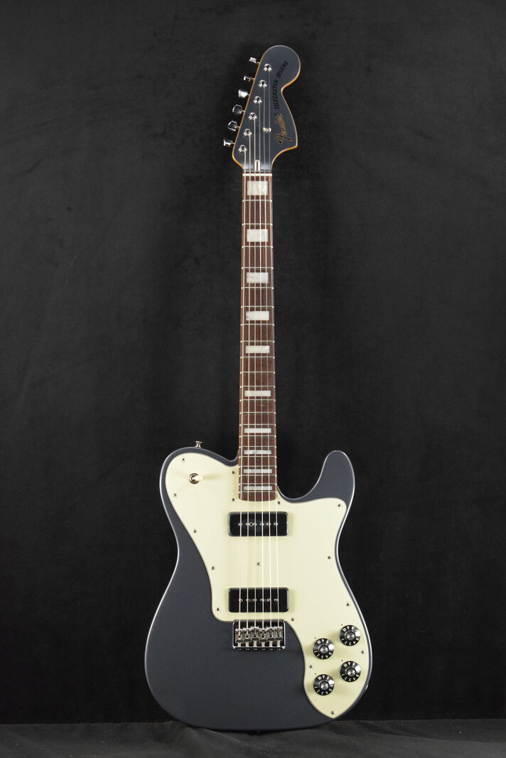 Fender Fender Chris Shiflett Cleaver Telecaster Deluxe Charcoal Frost Metallic Rosewood Fingerboard