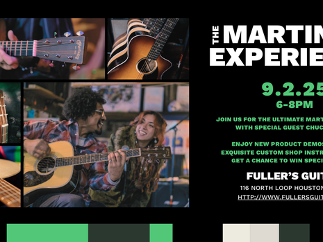 In-Store Event - THE MARTIN EXPERIENCE - Sept 2, 2025