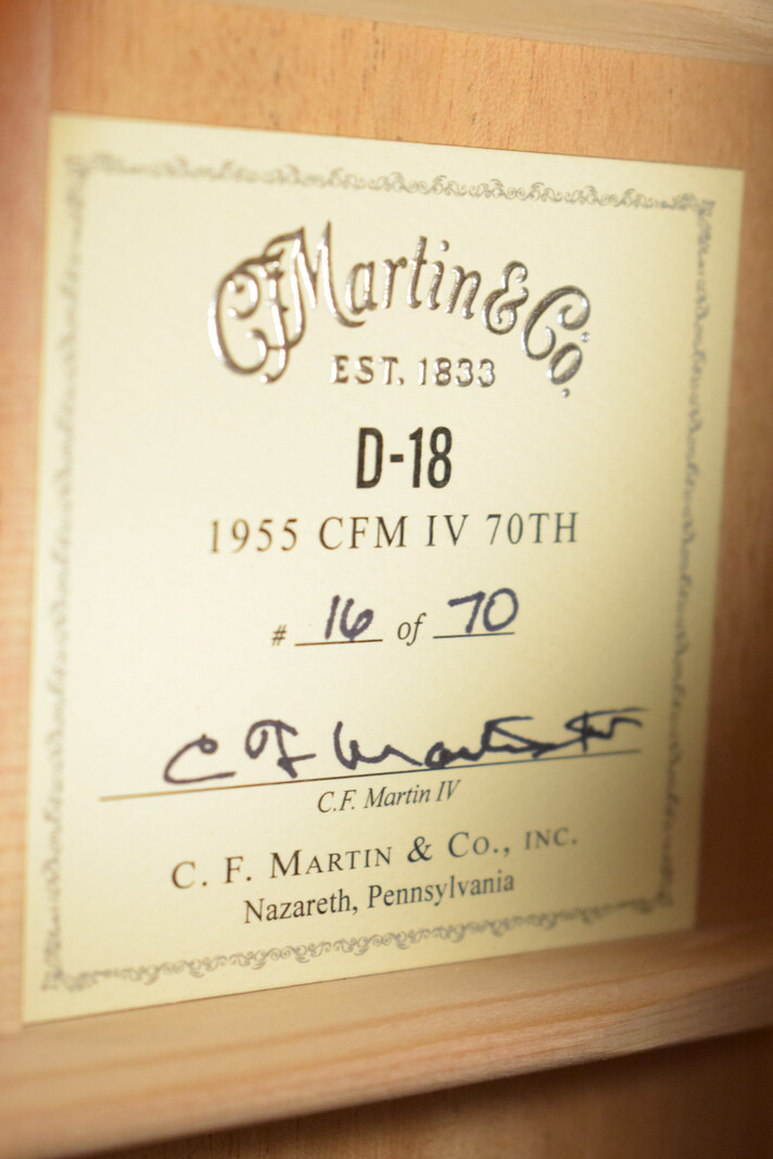 Martin Martin D-18 1955 CFM IV 70th Anniversary