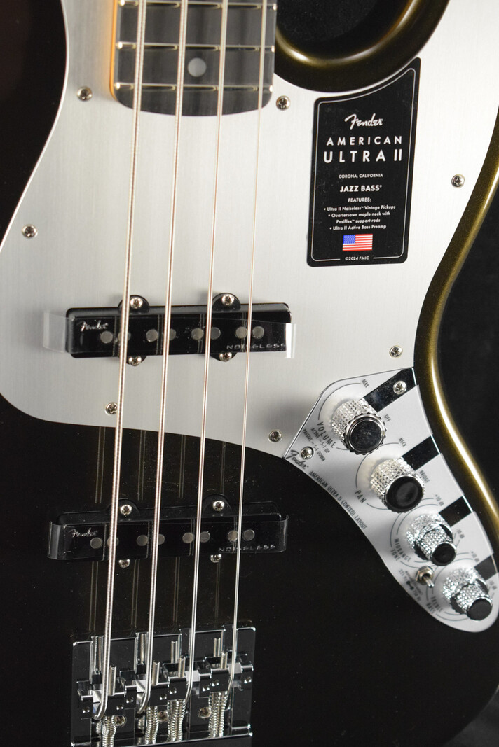 Fender Fender American Ultra II Jazz Bass Texas Tea Ebony Fingerboard