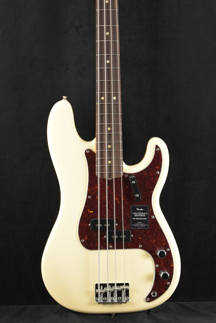 Fender Fender Vintera II '60s Precision Bass Olympic White Rosewood Fingerboard