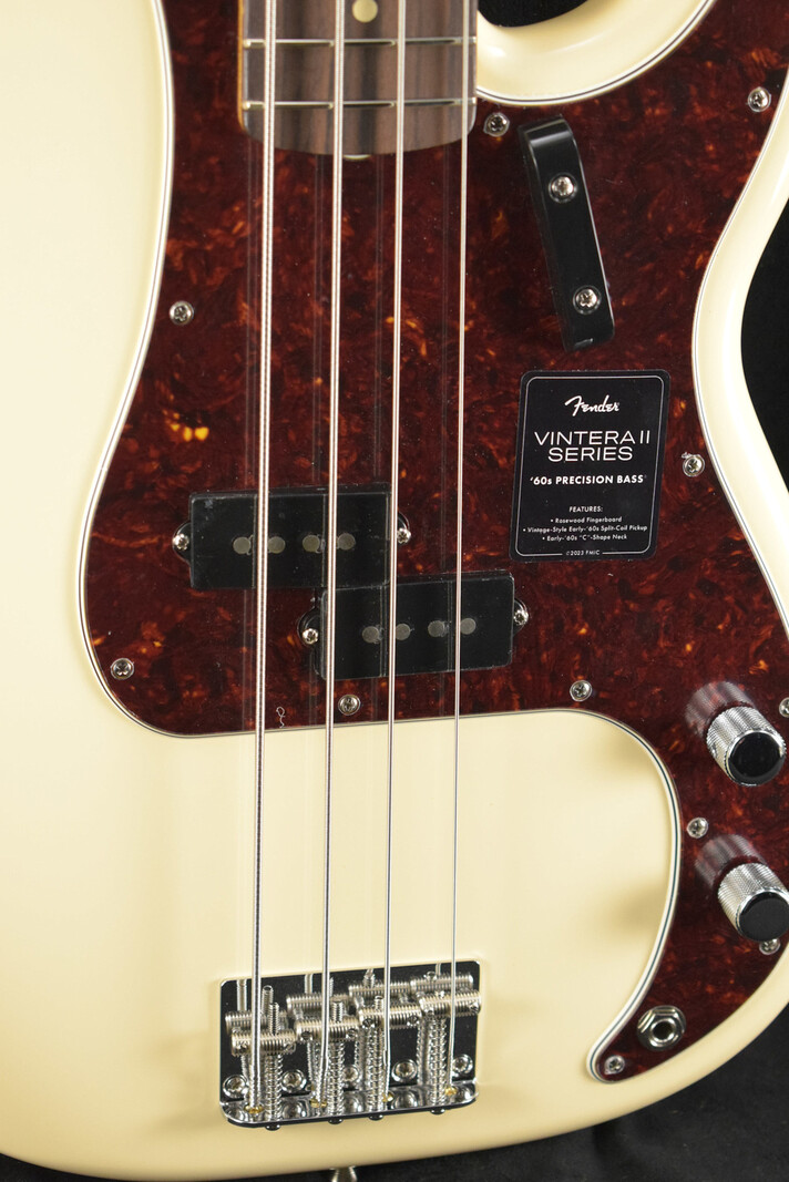 Fender Fender Vintera II '60s Precision Bass Olympic White Rosewood Fingerboard