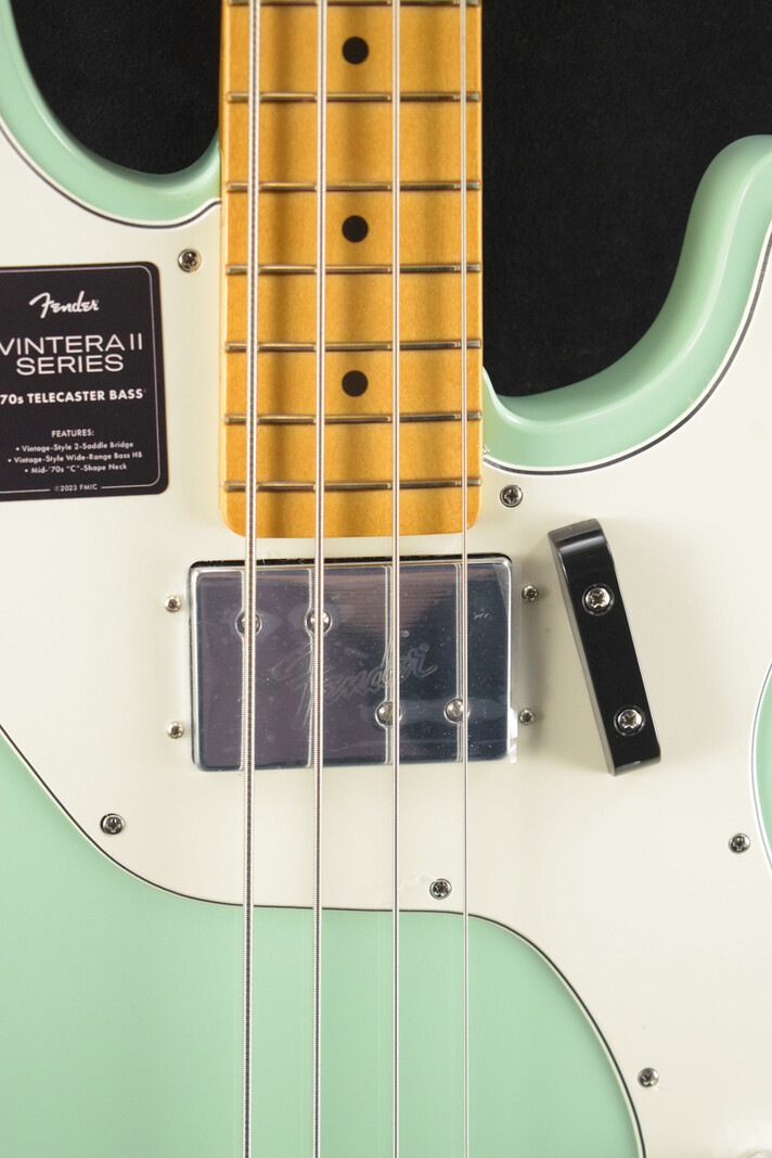 Fender Fender Vintera II '70s Telecaster Bass Surf Green Maple Fingerboard