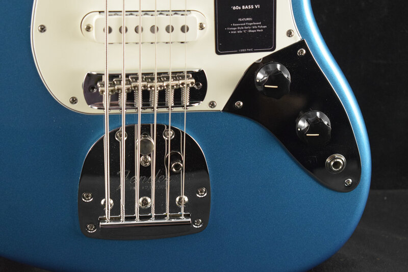 Fender Fender Vintera II '60s Bass VI Lake Placid Blue Rosewood Fingerboard