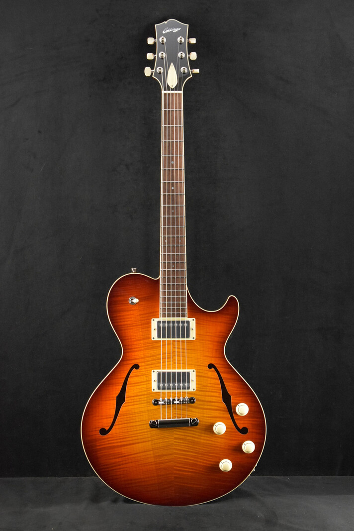 Collings Collings SoCo Deluxe Semi-Hollow Dark Cherry Sunburst