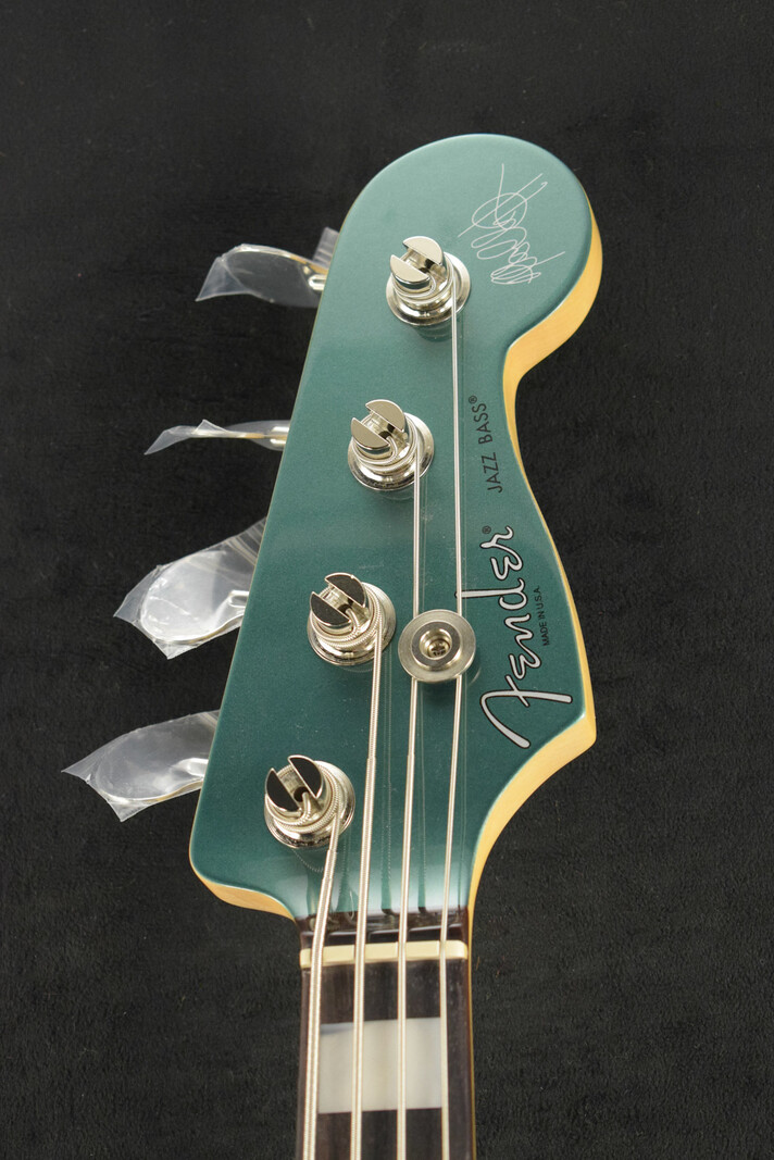 Fender Fender Adam Clayton Jazz Bass Sherwood Green Metallic Rosewood Fingerboard