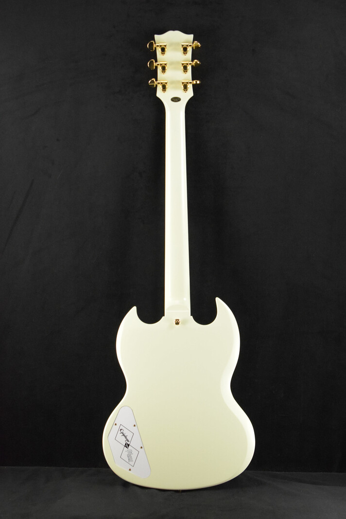 Epiphone Epiphone IGC 1963 Les Paul SG Custom With Maestro Vibrola Classic White (Includes Hard Case)