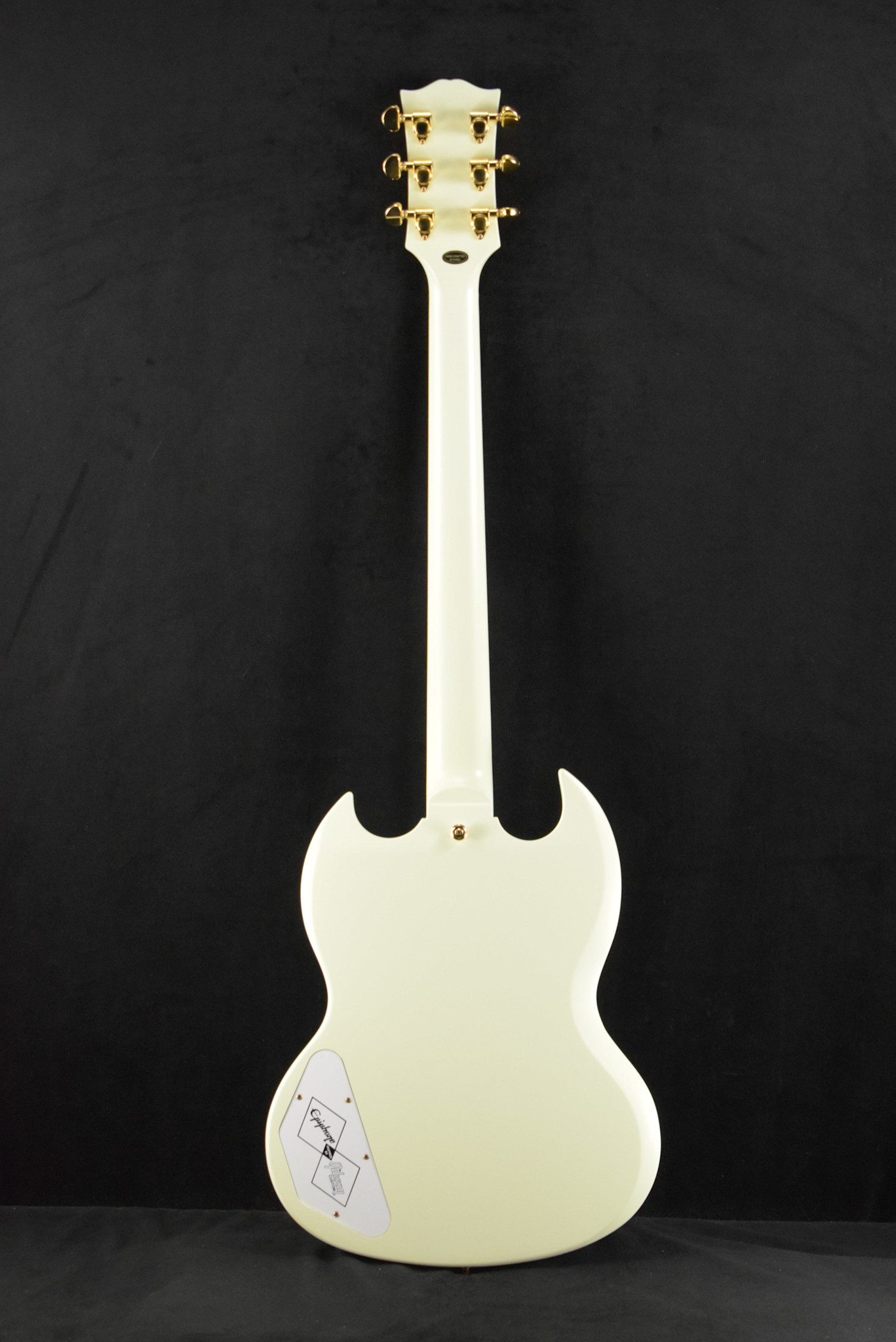 Epiphone Epiphone IGC 1963 Les Paul SG Custom With Maestro Vibrola Classic White (Includes Hard Case)